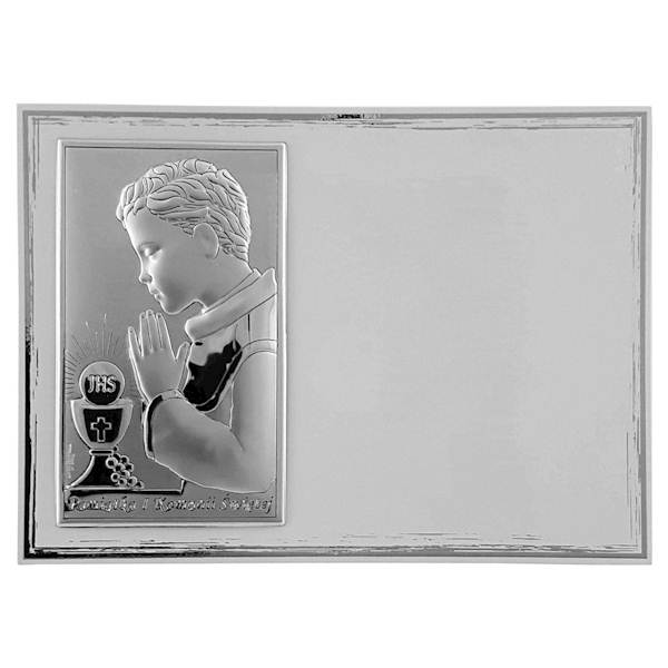 Obrazek Srebrny Pierwsza Komunia Święta 13x18