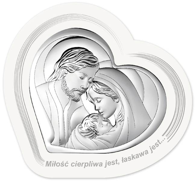 Obrazek Srebrny Święta Rodzina 11x10