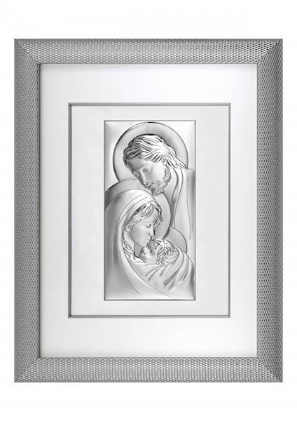 Obraz Srebrny w Ramie Święta Rodzina 51,5x65,5