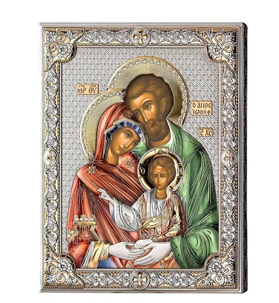 Ikona Malowana Święta Rodzina 20x26