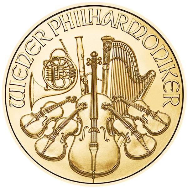 Moneta Bulionowa Wiedeński Filharmonik Au999 1Oz