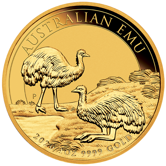 Moneta Bulionowa Australijski Emu 1OZ Au999 2020r