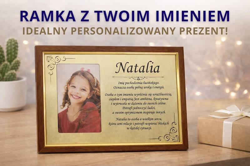 Ramka z Własnym Imieniem - 15x21