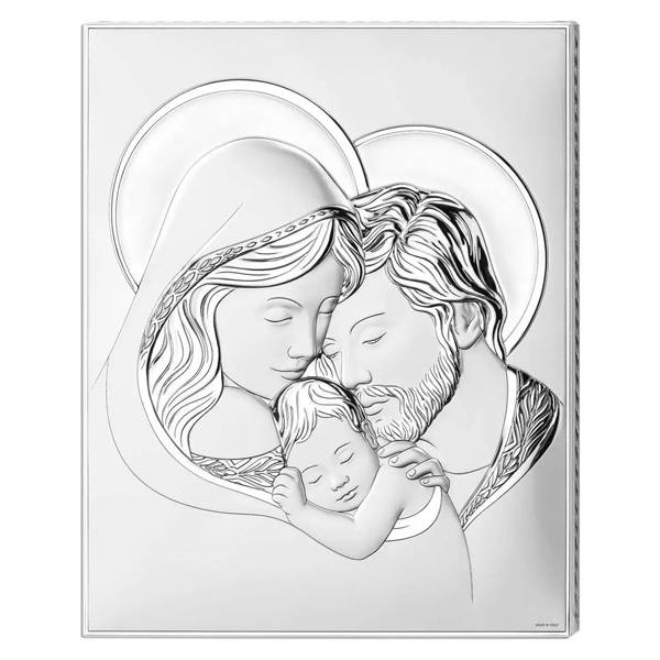 Obrazek Srebrny Święta Rodzina 32x39