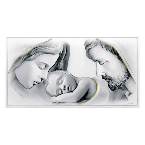 Obraz Malowany Święta Rodzina 80x43