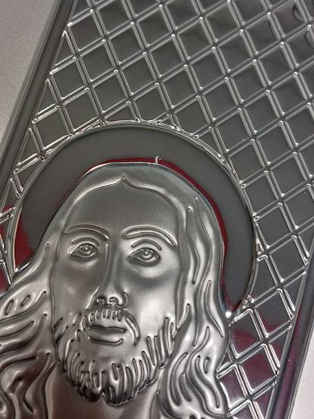 Obraz Srebrny Ostatnia Wieczerza 92x45-WYPRZEDAŻ !