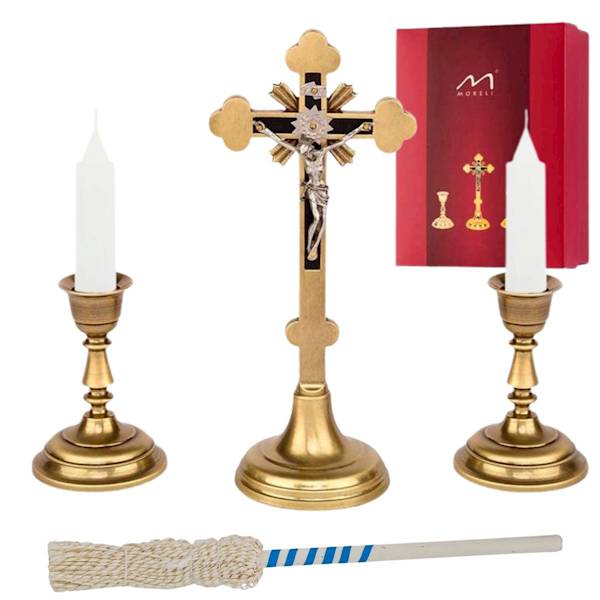 Komplet Kolędowy Mosiężny Zestaw Kolędowy 20,5cm