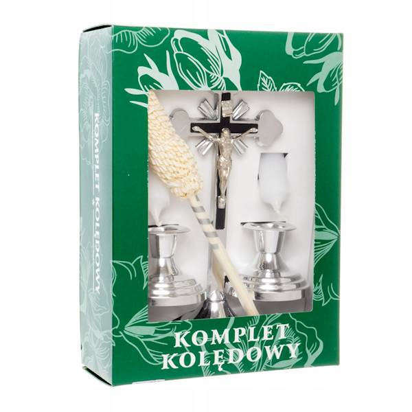 Komplet Kolędowy Metalowy Zestaw Kolędowy 19cm