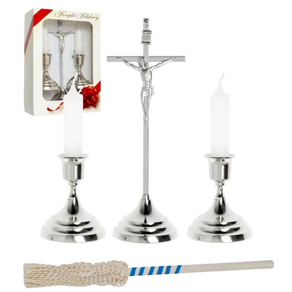 Komplet Kolędowy Metalowy Zestaw Kolędowy 22cm