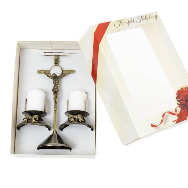 Komplet Kolędowy Mosiężny Zestaw Kolędowy 21cm