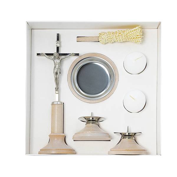 Komplet Kolędowy Drewno+Metal Zestaw Kolędowy 22cm