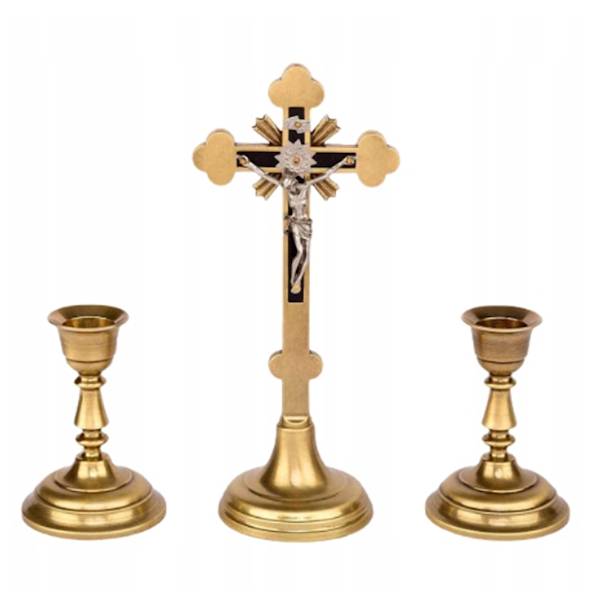 Komplet Kolędowy Mosiężny Zestaw Kolędowy 20,5cm