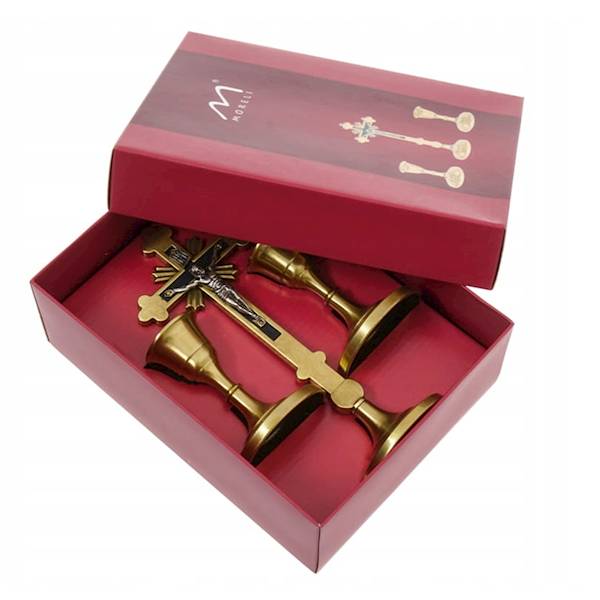 Komplet Kolędowy Mosiężny Zestaw Kolędowy 20,5cm