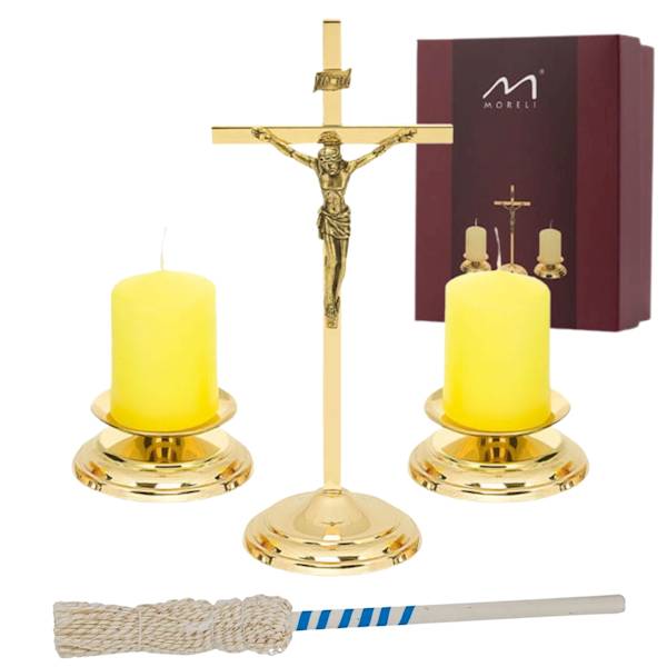 Komplet Kolędowy Mosieżny Zestaw Kolędowy 17cm