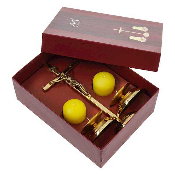 Komplet Kolędowy Mosieżny Zestaw Kolędowy 17cm