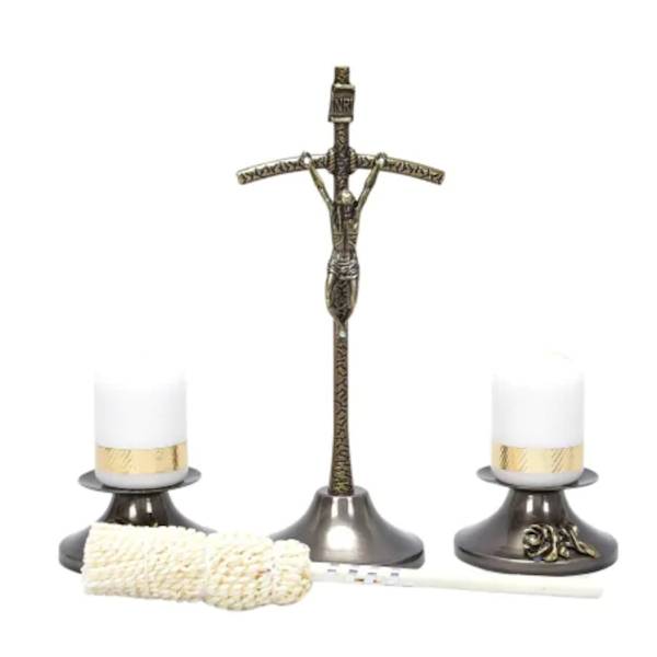 Komplet Kolędowy Metalowy Zestaw Kolędowy 21cm