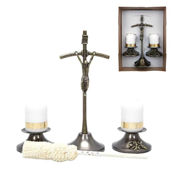 Komplet Kolędowy Metalowy Zestaw Kolędowy 21cm