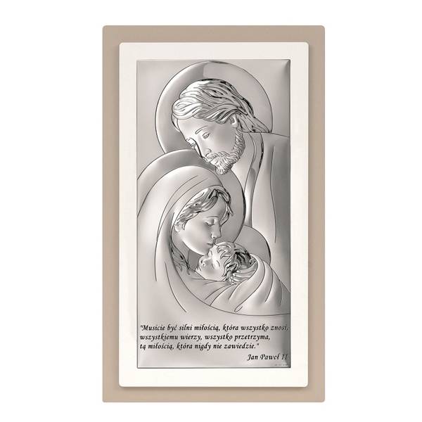 Obrazek Srebrny Święta Rodzina 16x28