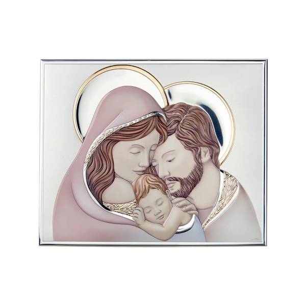 Obrazek Srebrny Święta Rodzina Kolor 39x32