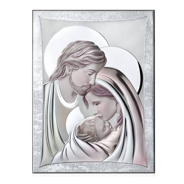 Obrazek Srebrny Święta Rodzina Kolor 33x44