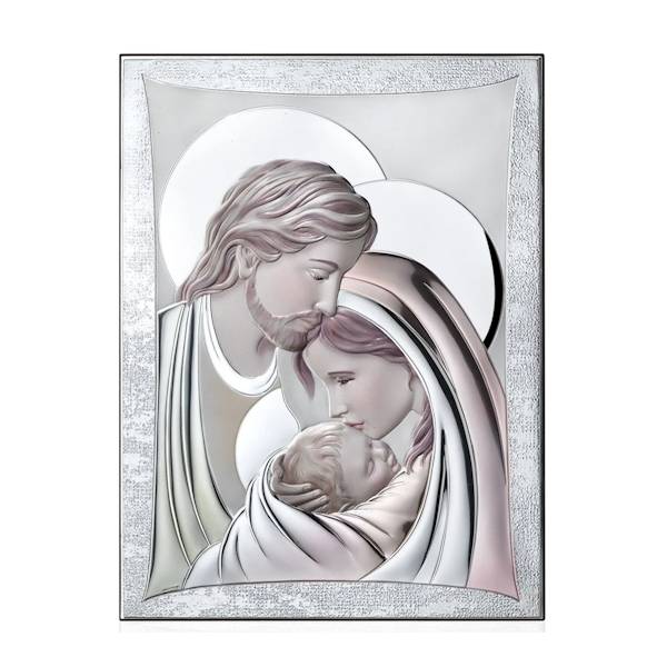 Obrazek Srebrny Święta Rodzina Kolor 33x44