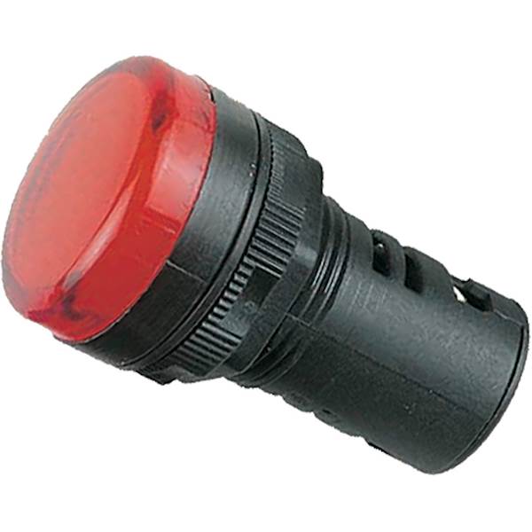 GIOVENZANA LAMPKA LED  24V AC/DC PLML1L24 CZERWONA