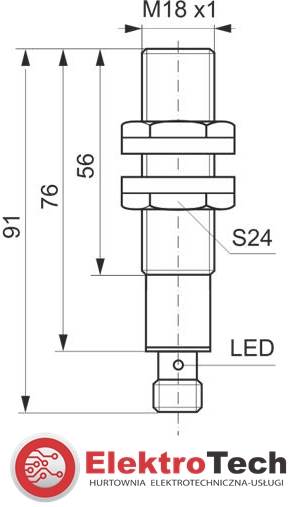 SELS CZUJNIK INDUKCYJNY PCID8ZPKW 10-30VDC