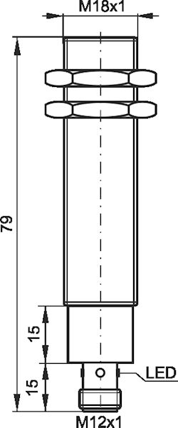 SELS CZUJNIK INDUKCYJNY PCID8ZPKWM1879M12 10-30VDC