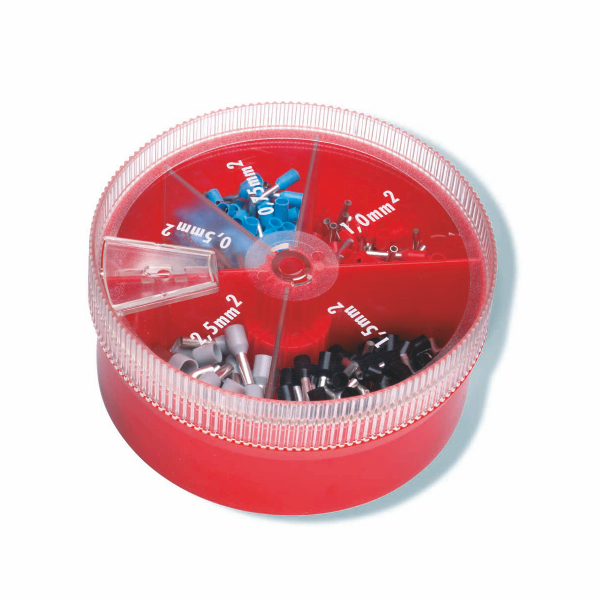CIMCO ZESTAW TULEJKEK IZOL. 0,5-2,5mm2 400szt.