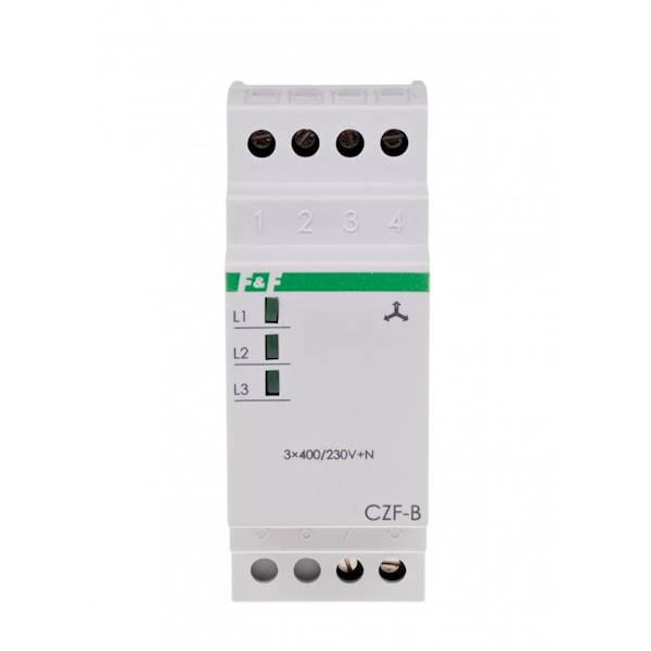 F&F CZUJNIK ZANIKU FAZ DIN 10A CZF-B
