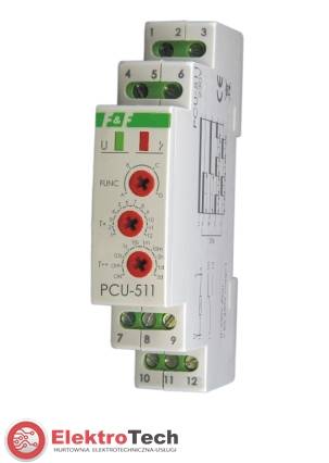 F&F PRZEKAŹNIK CZASOWY PCU-511 UNI 12-264V AC/DC