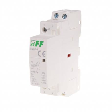 F&F STYCZNIK MODUŁOWY 25A 230VAC 2NO ST25-20