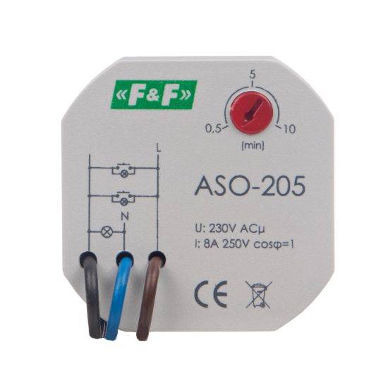 F&F AUTOMAT SCHODOWY DOPUSZKOWY 10A 230VAC ASO-205