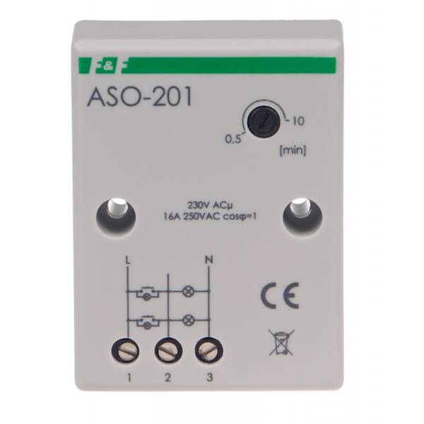 F&F AUTOMAT SCHODOWY N/T 10A 230VAC ASO-201