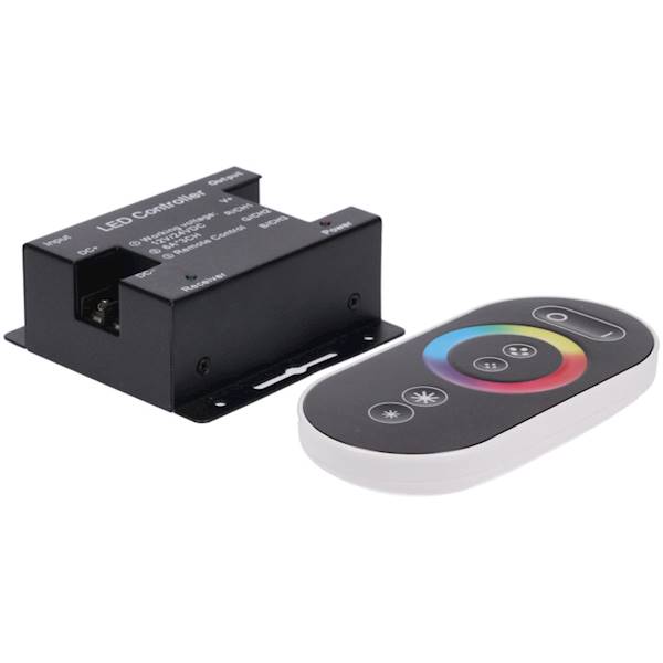 PRESCOT STEROWNIK LED RGB RF 3x6A TOUCH CZARNY V3