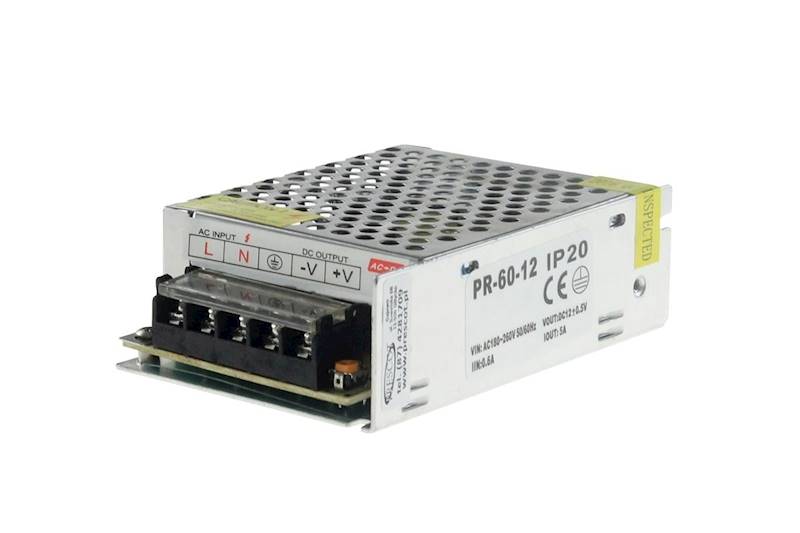 ZASILACZ DO LED siatkowy 12V  60W
