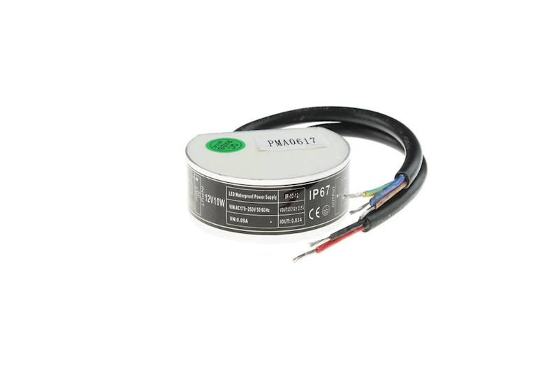ZASILACZ DO LED dopuszkowy 12V 10W 0,83A IP67