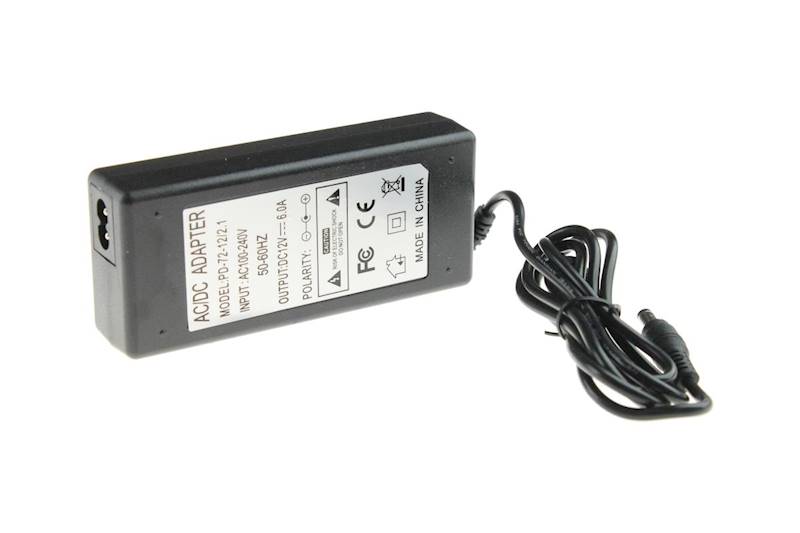 ZASILACZ DO LED desktop DC 5.5/2.1 12V  72W 6A