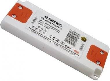 NEXTEC ZASILACZ LED SLIM IP20 12V 12W 1A