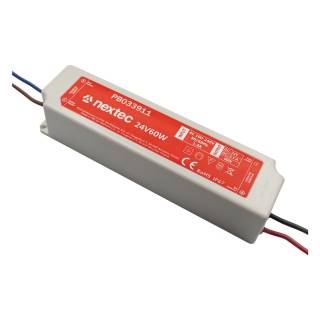 NEXTEC ZASILACZ LED ECONOMY IP67 24V  60W 2,5A