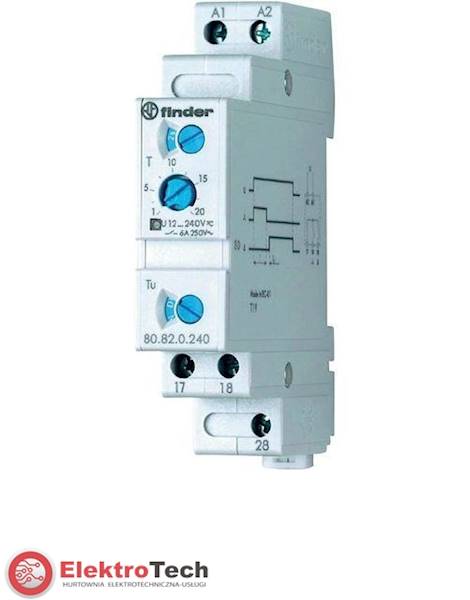 FINDER PRZEKAŹ. CZAS MOD 80.82.0.240.0000 24-240V