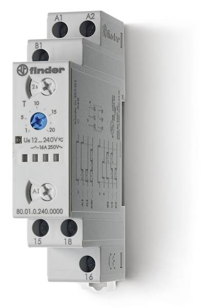 FINDER PRZEKAŹNIK CZASOWY  80.21.0.240.0000  16A