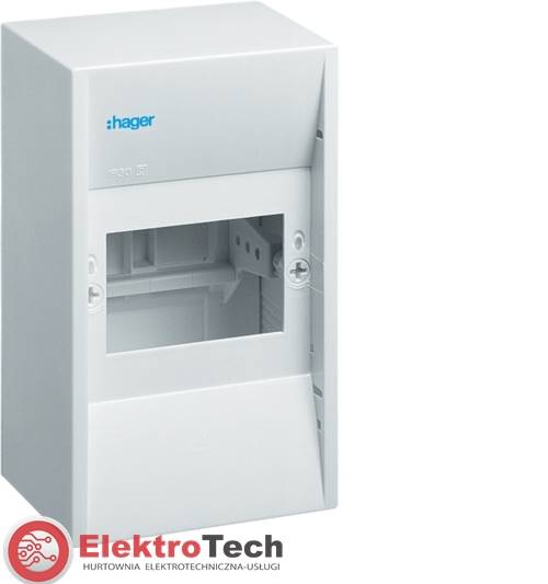 HAGER ROZDZIELNICA MINI IP30 4 MOD Z ZACISK