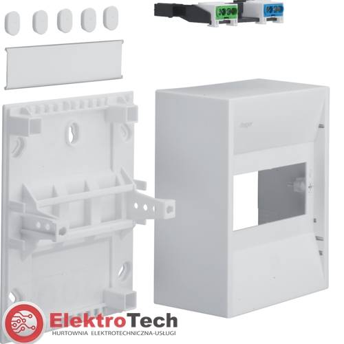 HAGER ROZDZIELNICA MINI IP30 6 MOD Z ZACISK