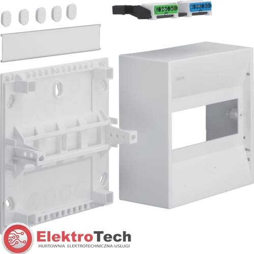 HAGER ROZDZIELNICA MINI IP30 8 MOD Z ZACISK