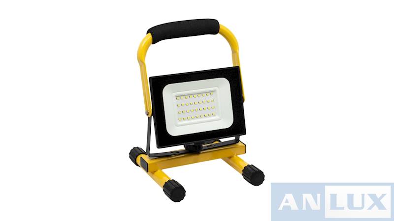 ANLUX NAŚWIETLACZ PRZENOŚNY LED INDI 30W IP65 NW