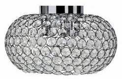 ANS MOON CLASSIC PLAFON 3x40W E14 SREBRNY