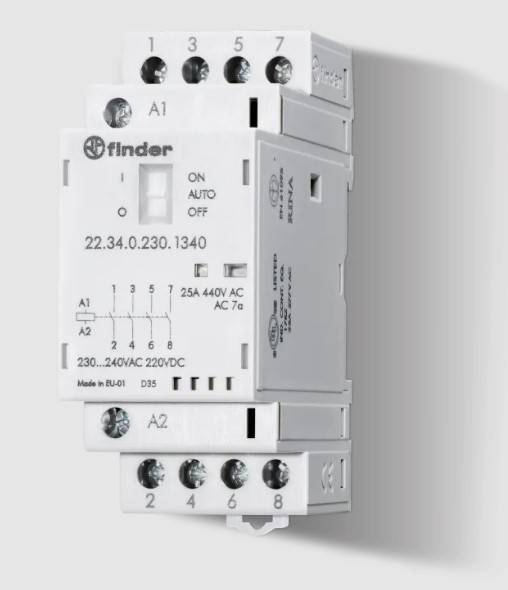 FINDER STYCZNIK MOD. 22.34.0.230.4320 25A 230V
