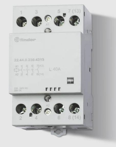 FINDER STYCZNIK MOD. 22.44.0.230.4310 40A 230V