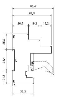 FINDER GNIAZDO PRZEKAŹNIKA 97.01 SPA
